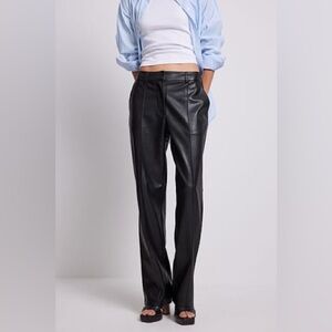 NWT Na-kd pu vegan leather pants trousers